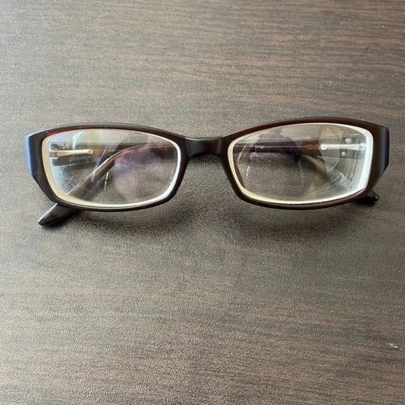 Women\'s Full Rim Eyeglasses Frame w/ Beautiful Gold Detailing on Sides and Case main image 8